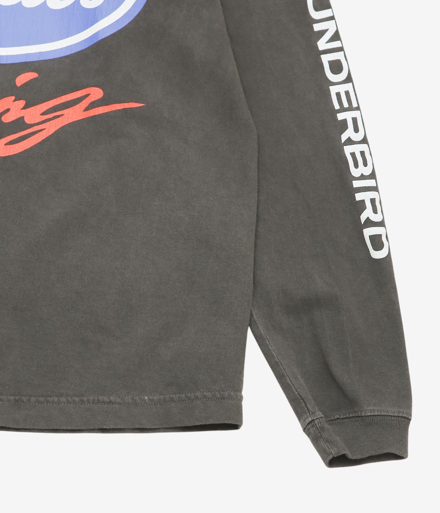 STUDIO ANIMALS ''"RACING" L/S T-SHIRT '' (FADED BLACK)