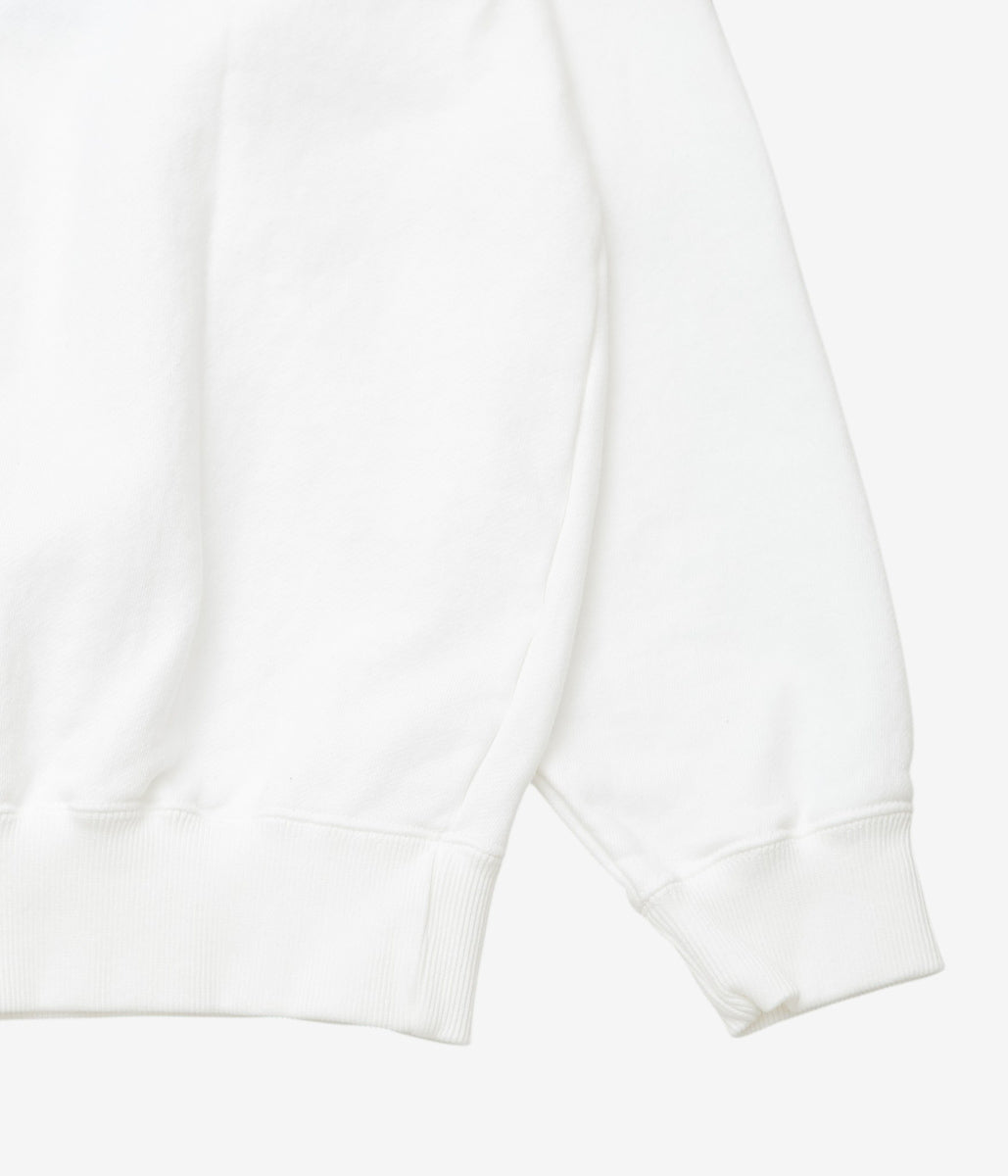 STUDIO ANIMALS ''"RUNNING HORSE" EMBROIDERED SWEATSHIRT'' (WHITE)
