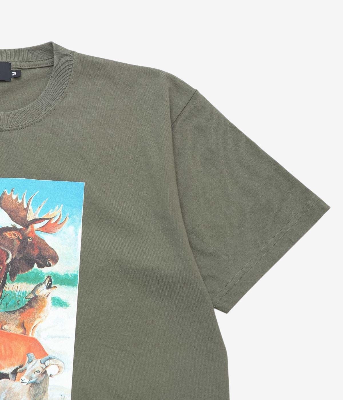 STUDIO ANIMALS ''STUDIO ANIMALES × TAKURO NAKAMURA "USA ANIMALS TEE"'' (OLIVE)
