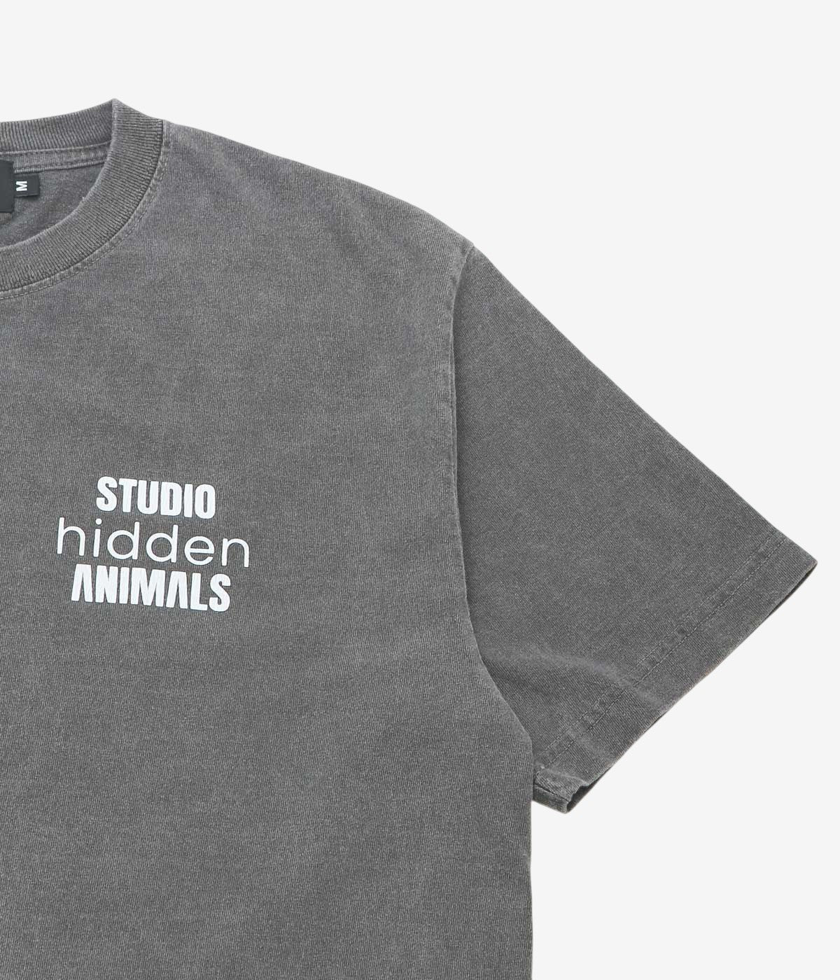 STUDIO ANIMALS ''×STUDIO-HIDDEN ”HOW TO MAKE” S/S T-SHIRT'' (FADED BLACK)