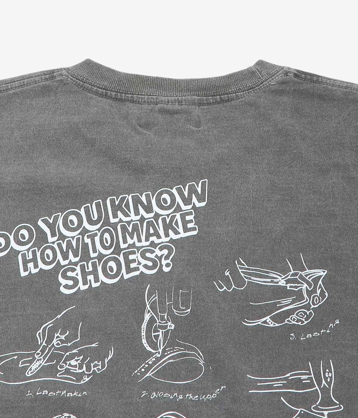 STUDIO ANIMALS ''×STUDIO-HIDDEN ”HOW TO MAKE” S/S T-SHIRT'' (FADED BLACK)