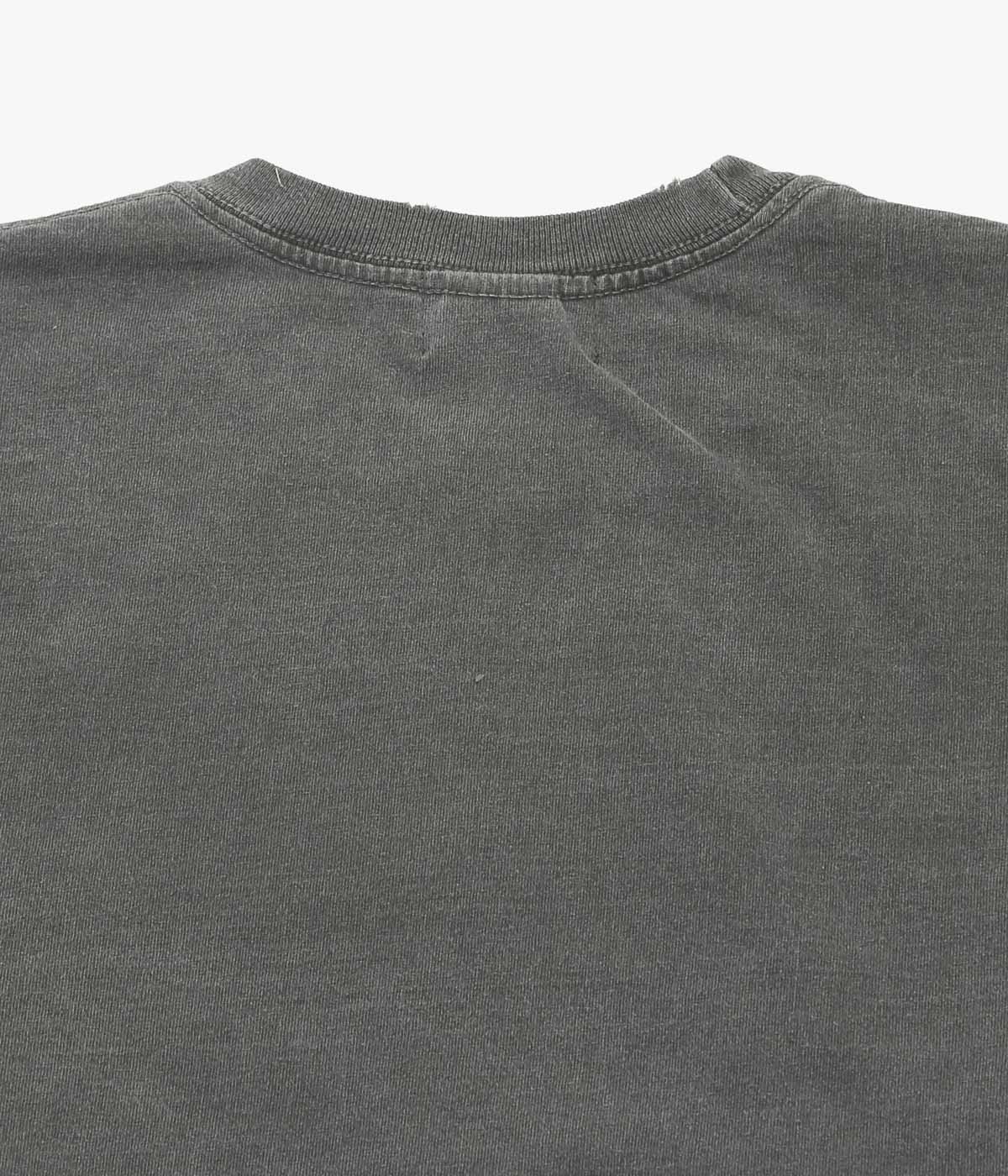 STUDIO ANIMALS ''“THIS IS NOT” L/S T-SHIRT'' (FADED BLACK)