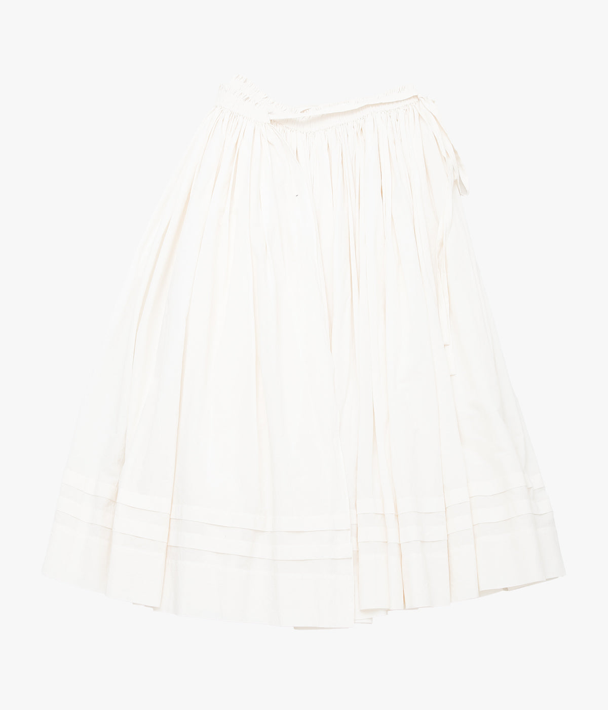 STUDIO DE LOSTANGES "BRETON SKIRT 3 PLEATS" (OFF WHITE)