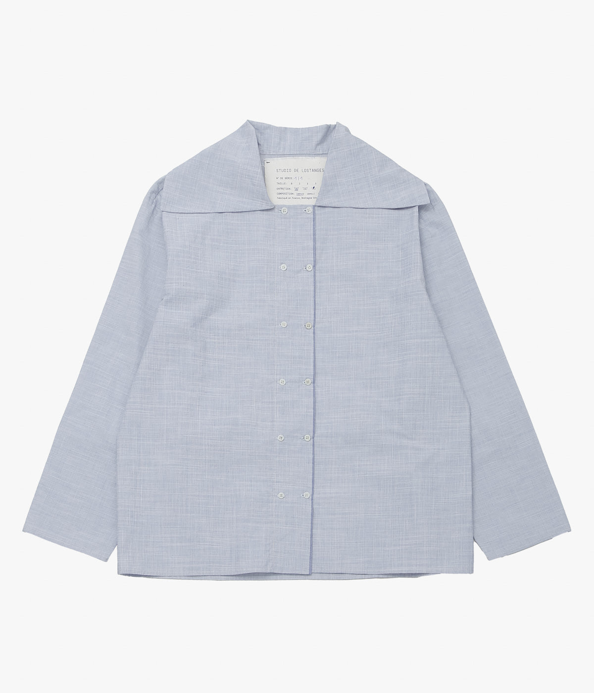 STUDIO DE LOSTANGES '더블 브레스티드 블라우스' (LIGHT BLUE)