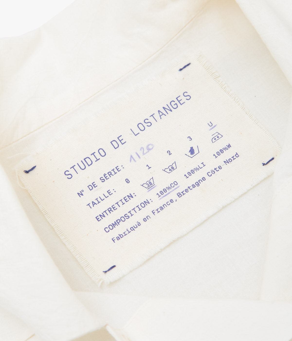 STUDIO DE LOSTANGES ''DOUBLE-BREASTED BLOUSE'' (OFF WHITE)