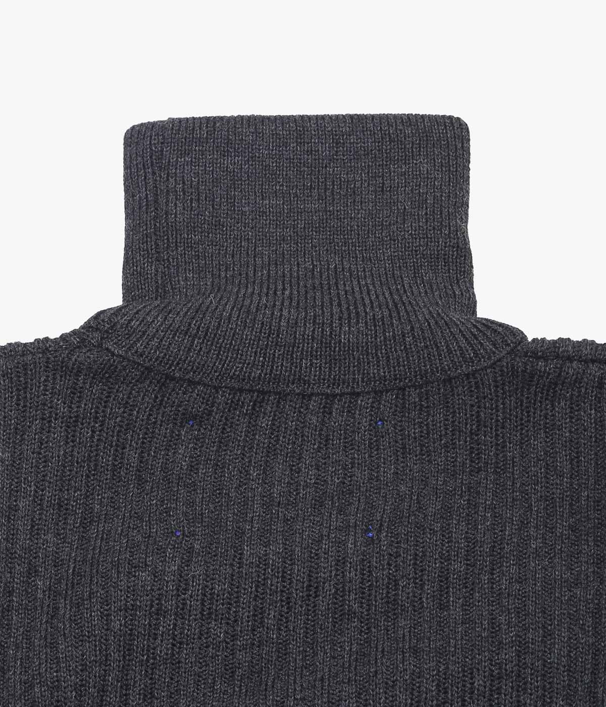 STUDIO DE LOSTANGES ''FUNNEL NECK SWEATER'' (NAVY)
