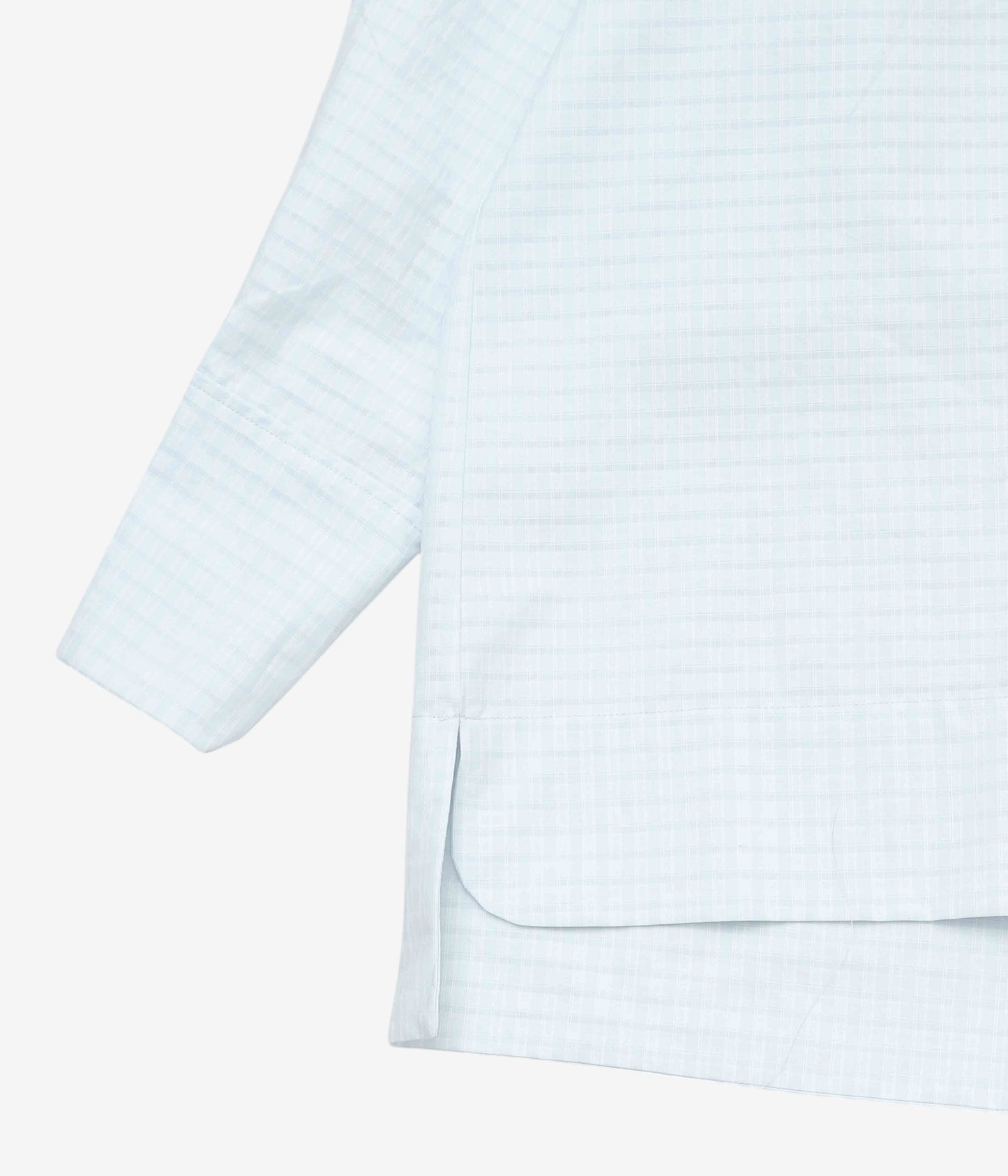 STUDIO DE LOSTANGES ''LARGE COLLAR SHIRTS'' (LT BLUE CHECK)