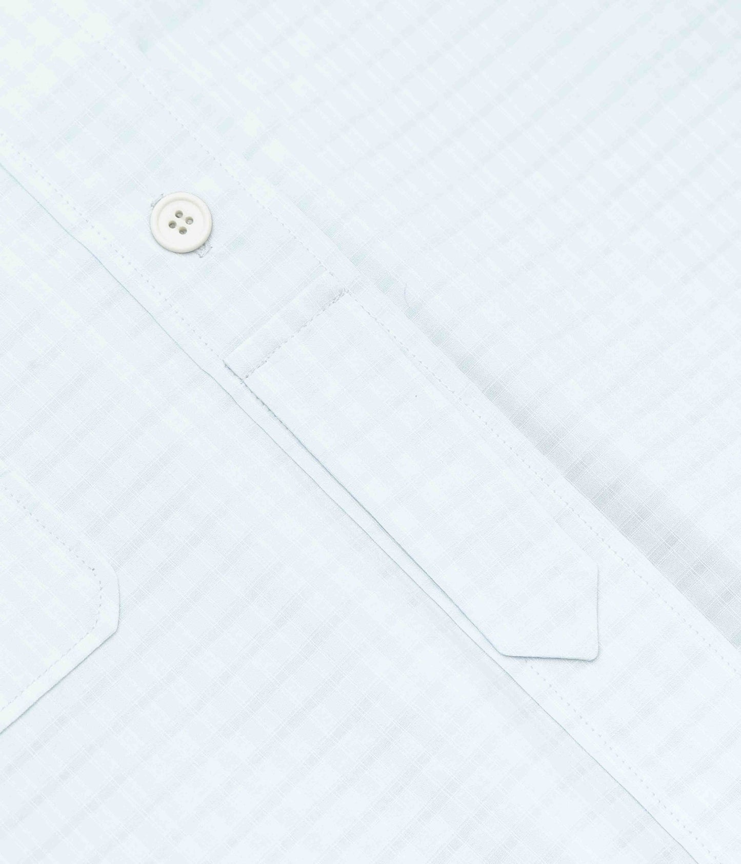 STUDIO DE LOSTANGES ''LARGE COLLAR SHIRTS'' (LT BLUE CHECK)