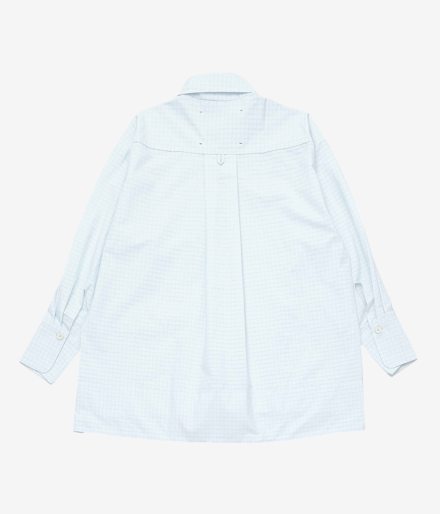 STUDIO DE LOSTANGES ''LARGE COLLAR SHIRTS'' (LT BLUE CHECK)