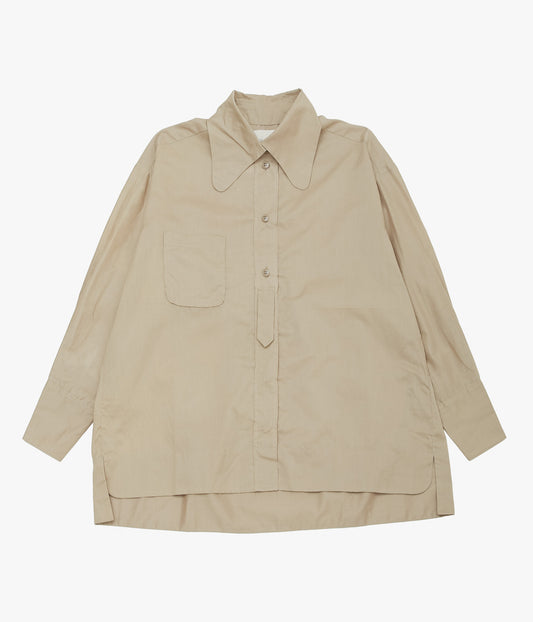 STUDIO DE LOSTANGES ''LONG COLLAR SHIRT'' (BEIGE)