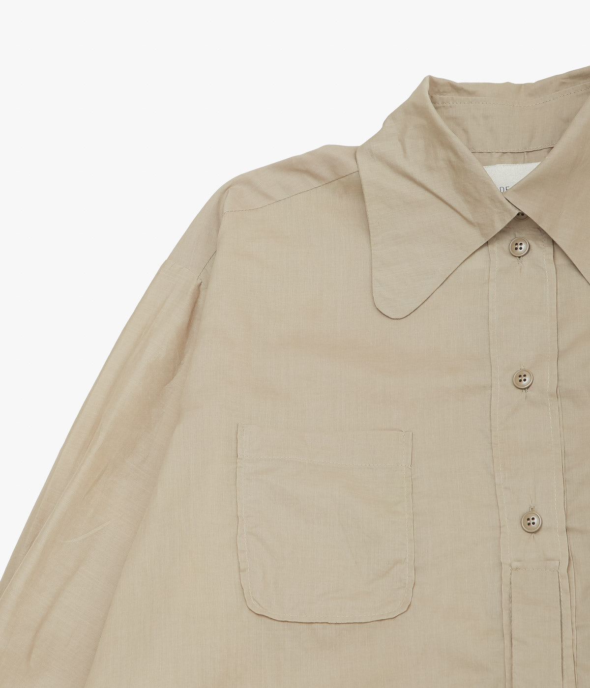 STUDIO DE LOSTANGES ''LONG COLLAR SHIRT'' (BEIGE)