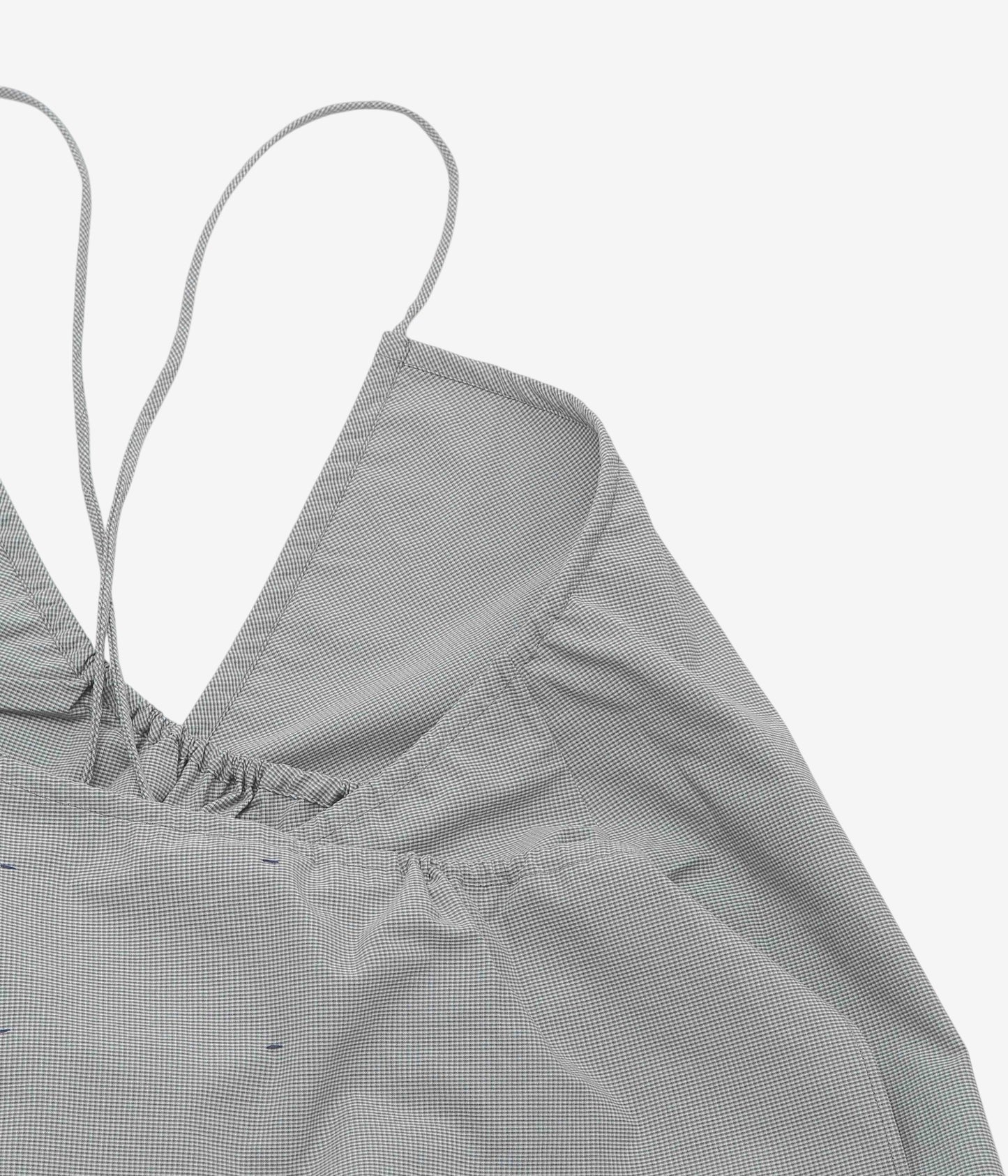 STUDIO DE LOSTANGES ''STRAPPY TOP'' (BROWN CHECK)