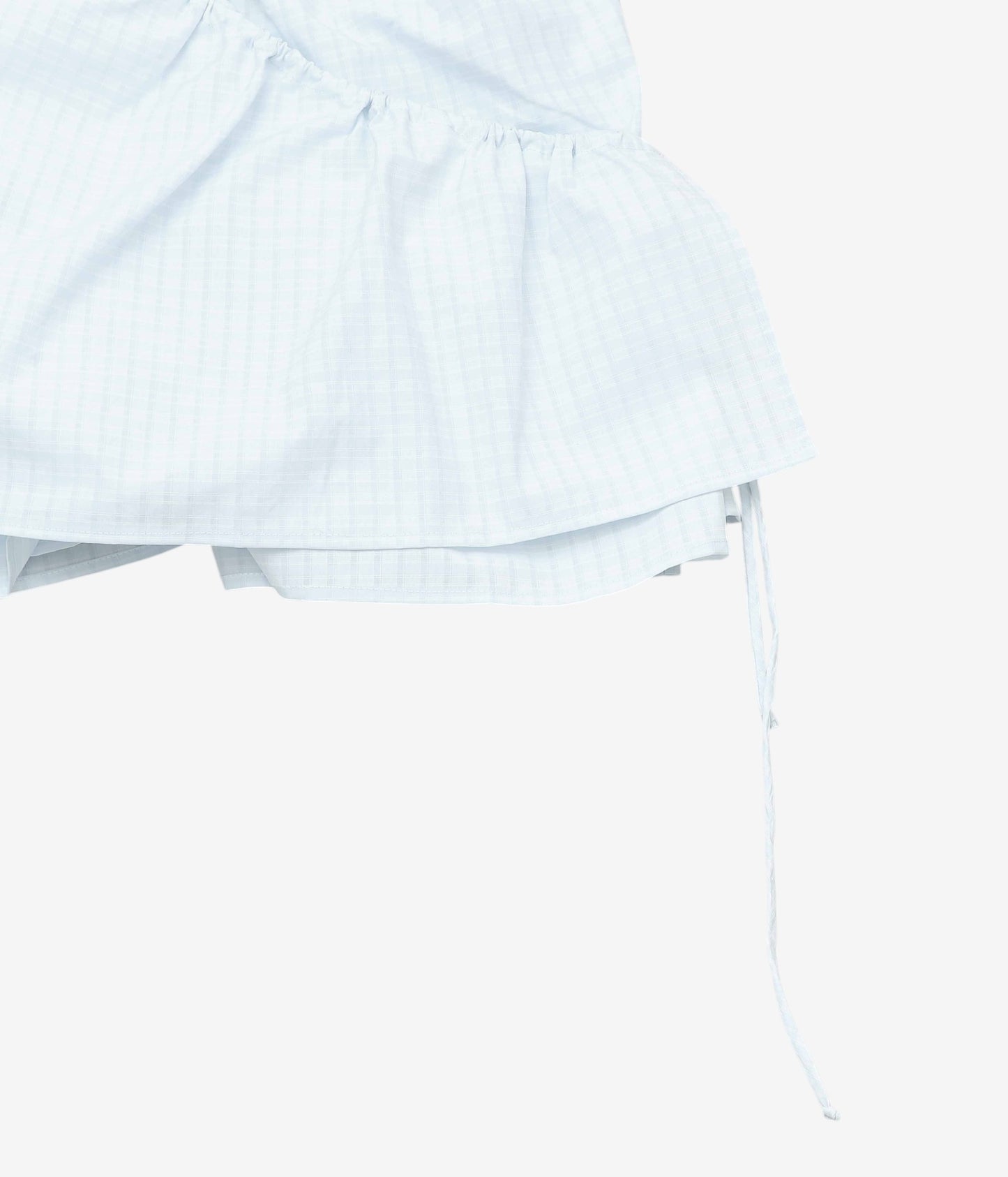 STUDIO DE LOSTANGES ''STRAPPY TOP'' (LT BLUE CHECK)