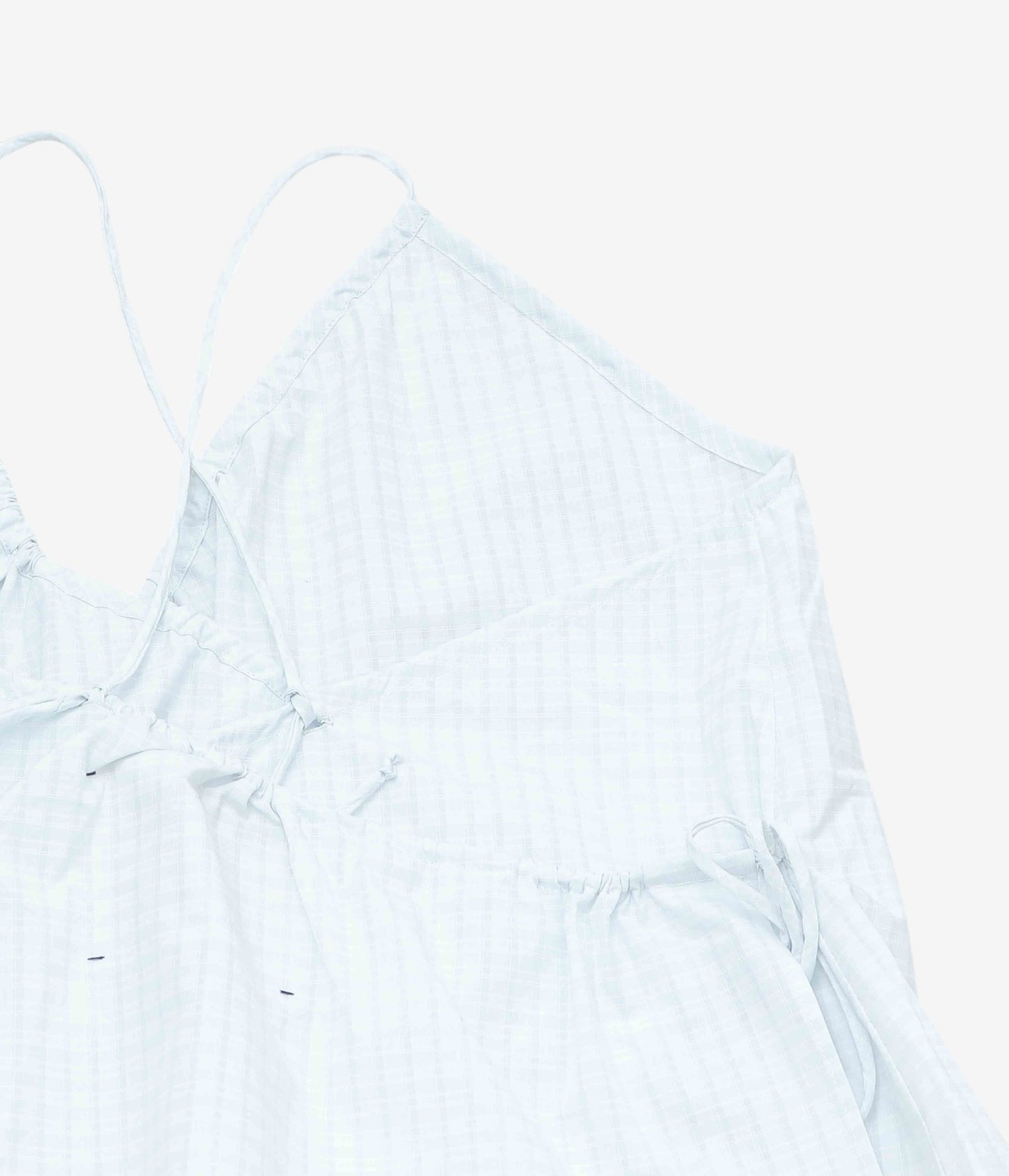 STUDIO DE LOSTANGES ''STRAPPY TOP'' (LT BLUE CHECK)