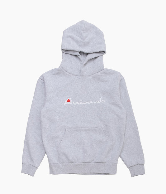 STUDIO WEAREALLANIMALS ''“ATHLETIC SCRIPT LOGO” HOODIE'' (GREY)