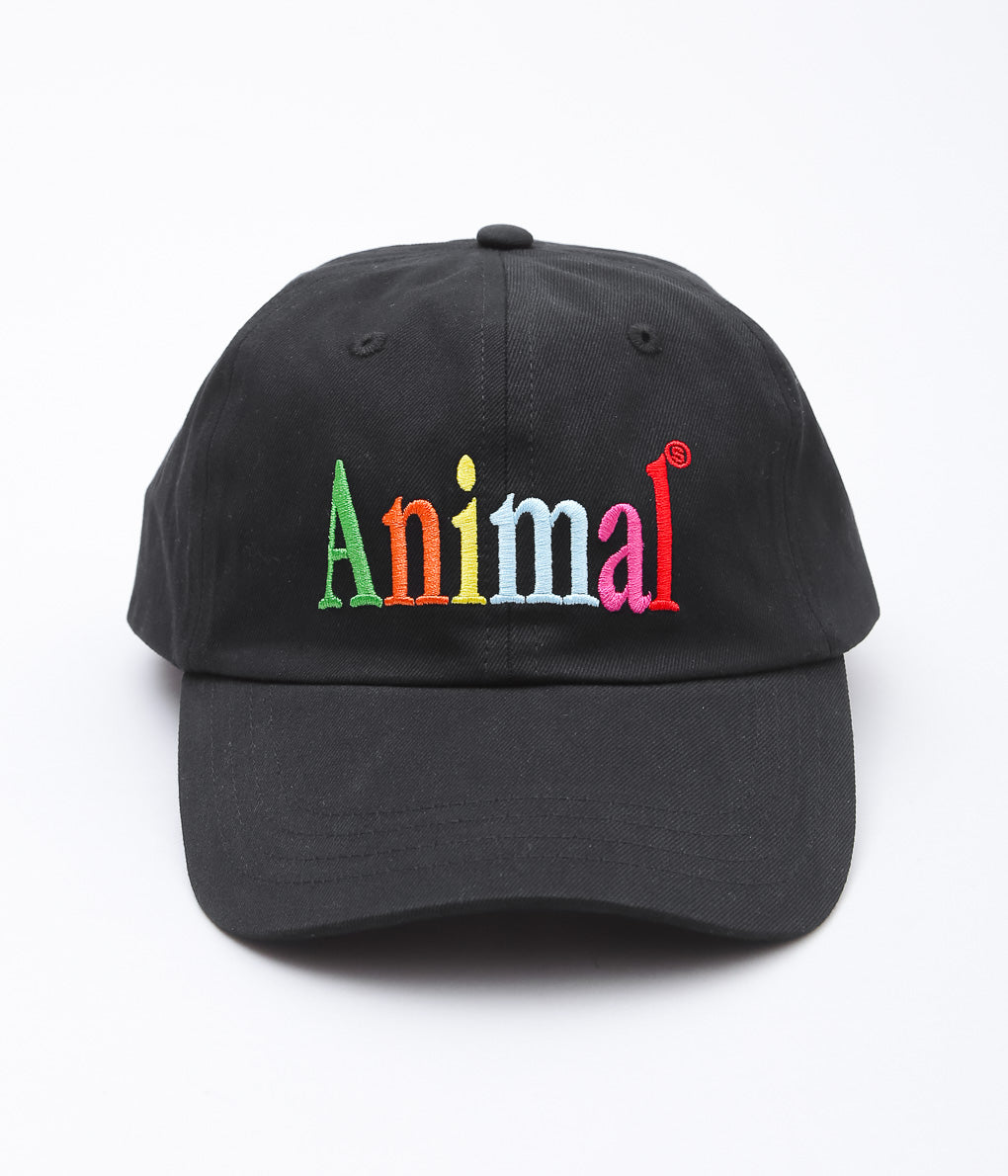 STUDIO WEAREALLANIMALS ''ANIMALS LETTER" CAP'' (BLACK)