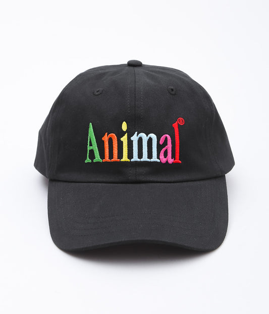 STUDIO WEAREALLANIMALS ''ANIMALS LETTER'' CAP'' (BLACK)