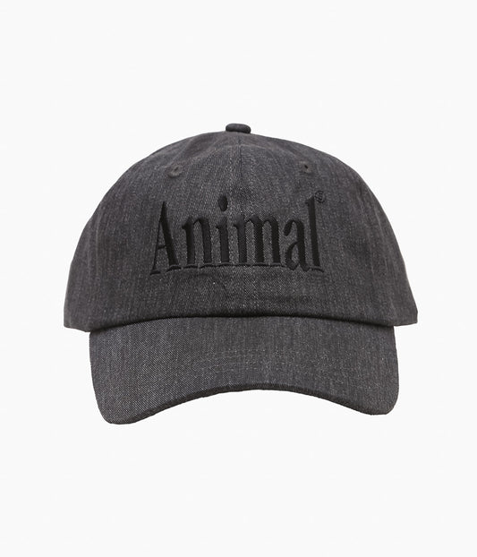 STUDIO WEAREALLANIMALS ''“ANIMALS LETTER” CAP(SLAB)'' (BLACK)