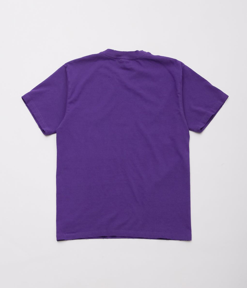 STUDIO WEAREALLANIMALS ''"ANIMALS LETTER" S/S T-SHIRT'' (PURPLE)