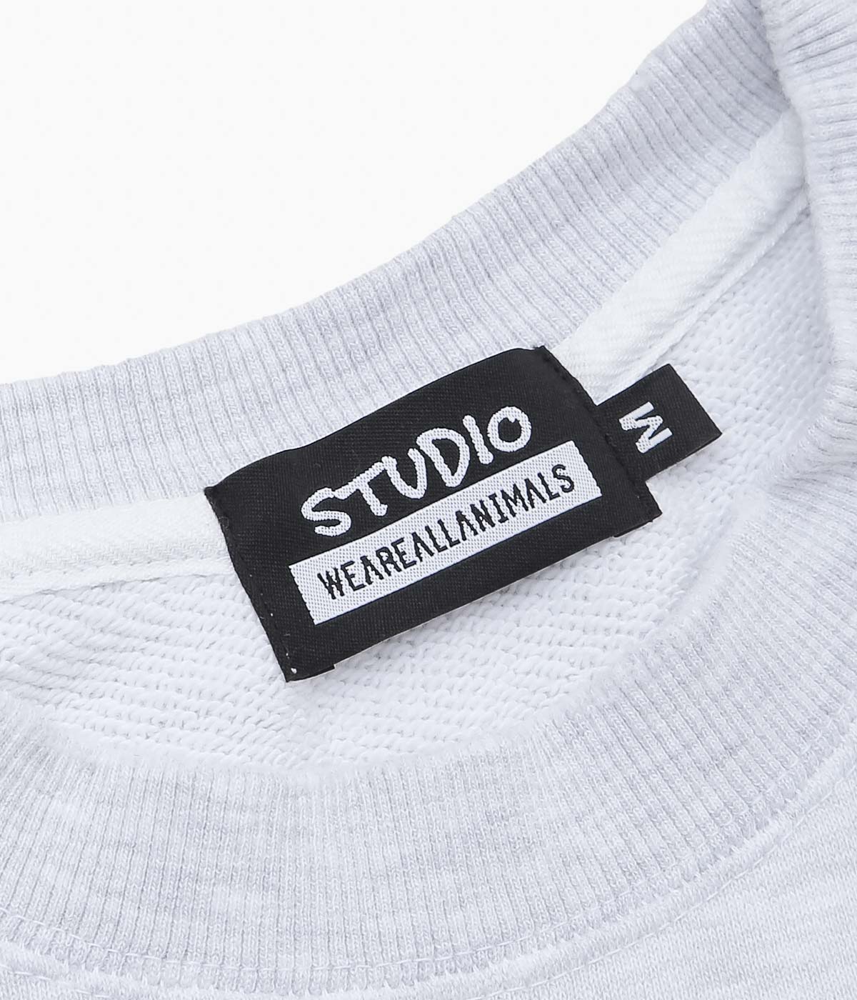 STUDIO WEAREALLANIMALS ''“ANIMALS LETTER“ SWEATSHIRT'' (GREY)