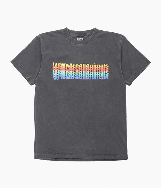 STUDIO WEAREALLANIMALS ''“INVERTED ARCH ” S/S T-SHIRT'' (BLACK)