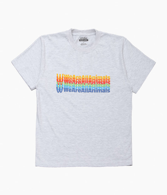 STUDIO WEAREALLANIMALS ''“INVERTED ARCH ” S/S T-SHIRT'' (GREY)