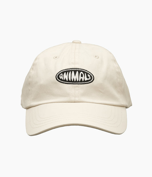 STUDIO WEAREALLANIMALS ''OVAL LOGO" CAP'' (OFF WHITE)
