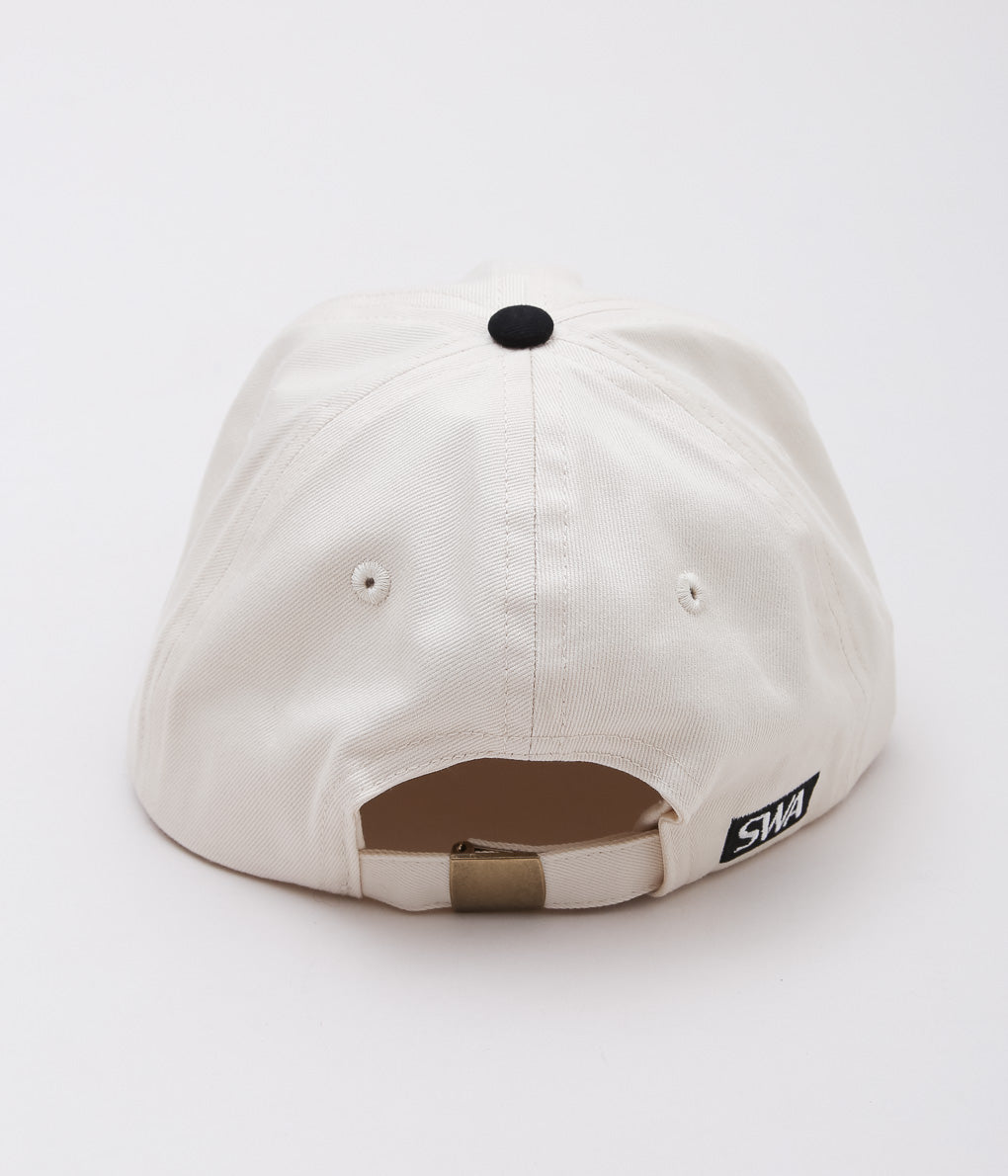 STUDIO WEAREALLANIMALS ''"SPORT LOGO" CAP'' (OFF WHITE/BLACK)