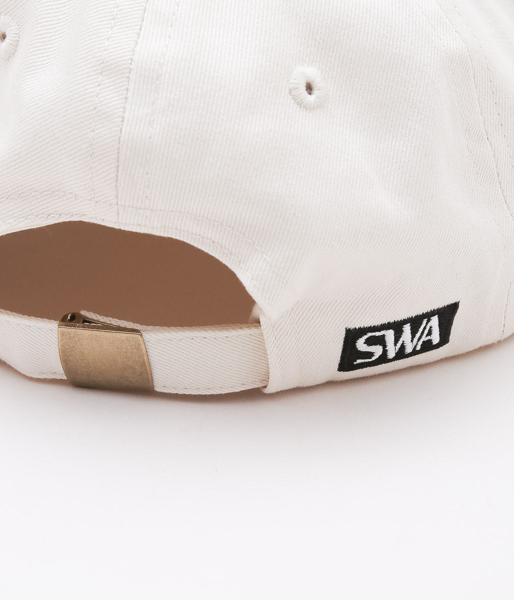 STUDIO WEAREALLANIMALS ''"SPORT LOGO" CAP'' (OFF WHITE/BLACK)