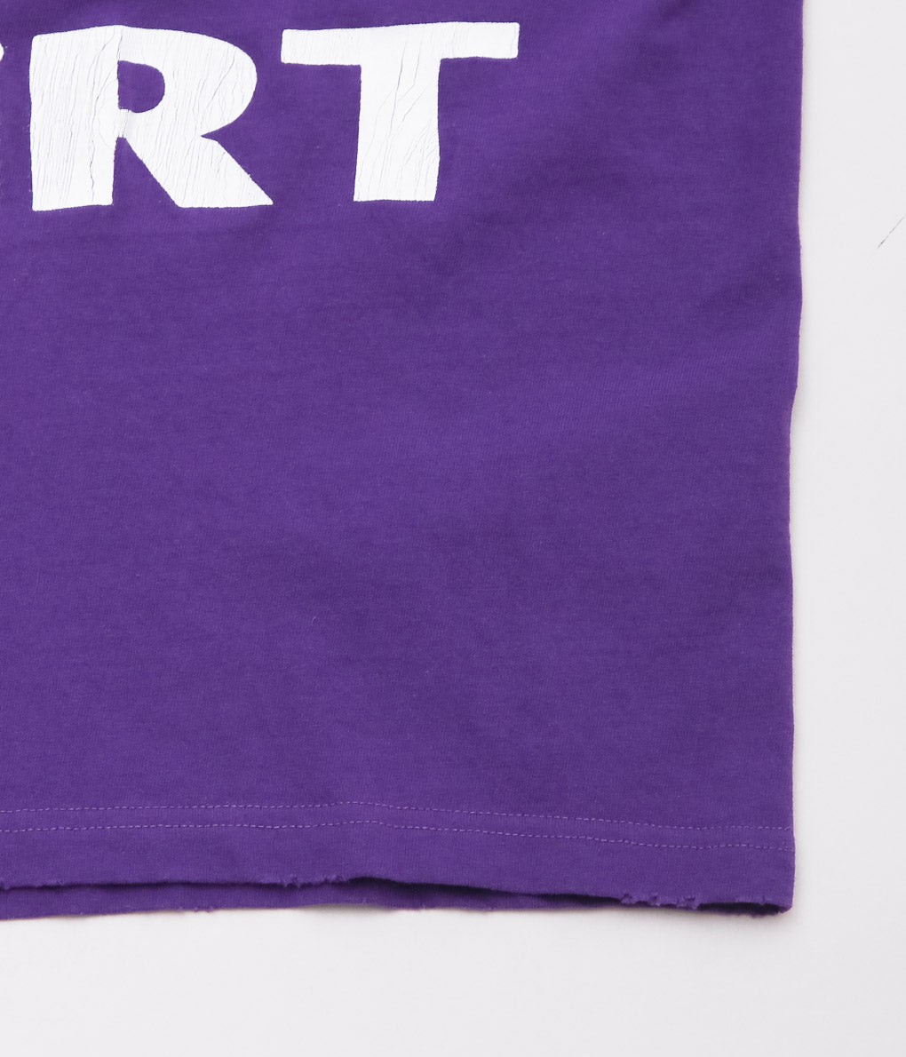 STUDIO WEAREALLANIMALS ''"THIS IS NOT" S/S T-SHIRT'' (PURPLE)