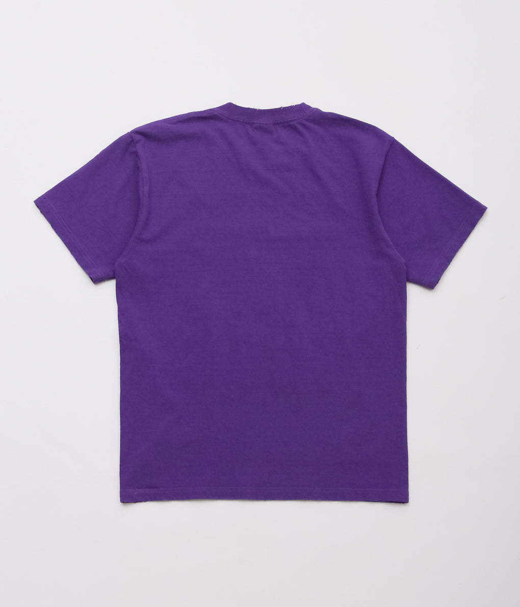 STUDIO WEAREALLANIMALS ''"THIS IS NOT" S/S T-SHIRT'' (PURPLE)