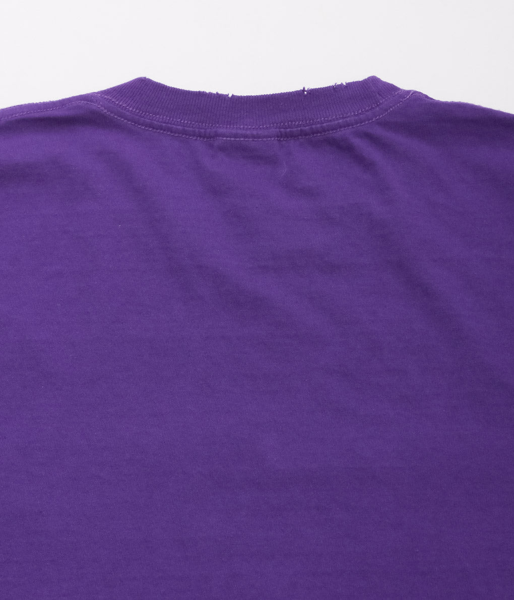 STUDIO WEAREALLANIMALS ''"THIS IS NOT" S/S T-SHIRT'' (PURPLE)