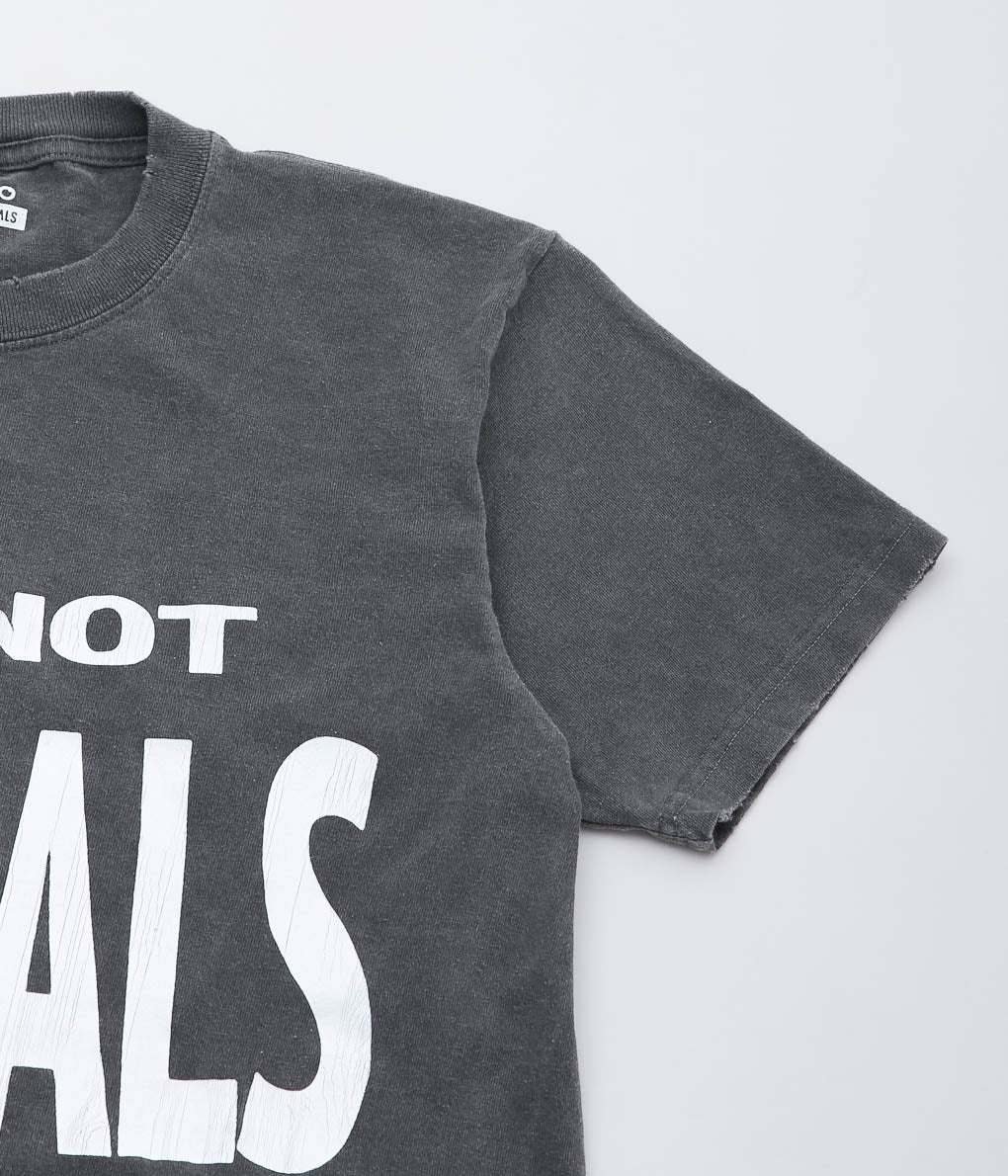 STUDIO WEAREALLANIMALS ''"THIS IS NOT" S/S T-SHIRT'' (BLACK)