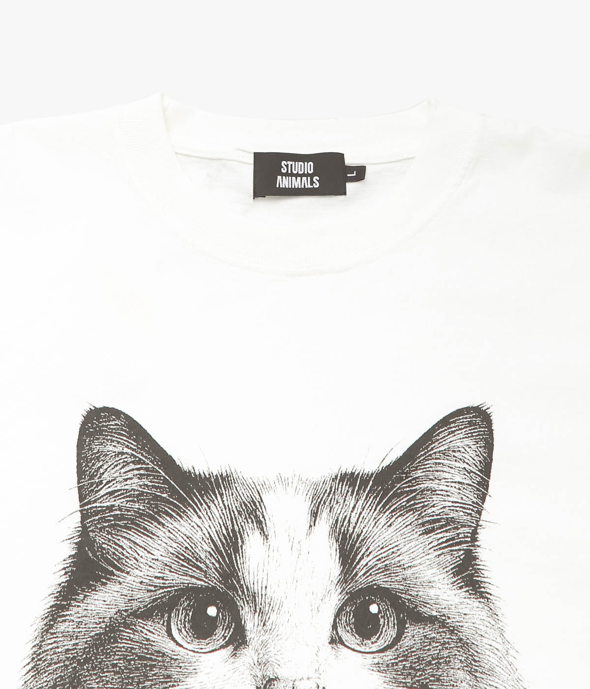 STUDIO ANIMALS ''“CAT” T-SHIRT'' (NATURAL)