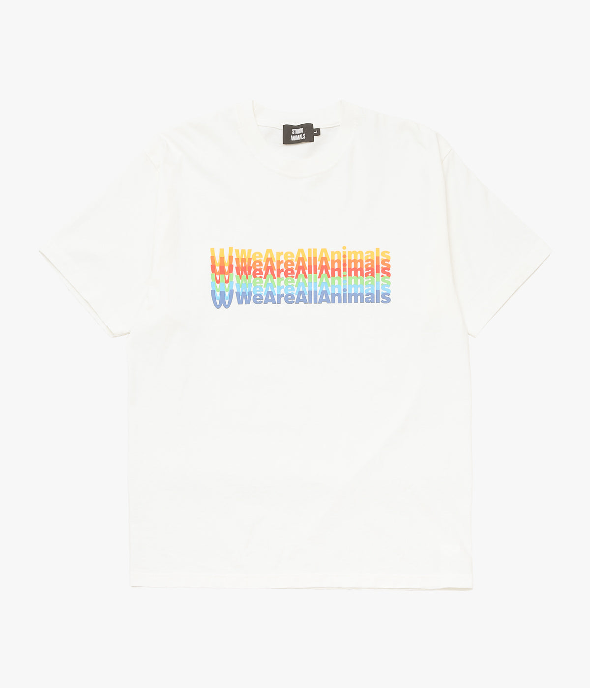 STUDIO ANIMALS ''“INVERTED ARCH” T-SHIRT'' (NATURAL)