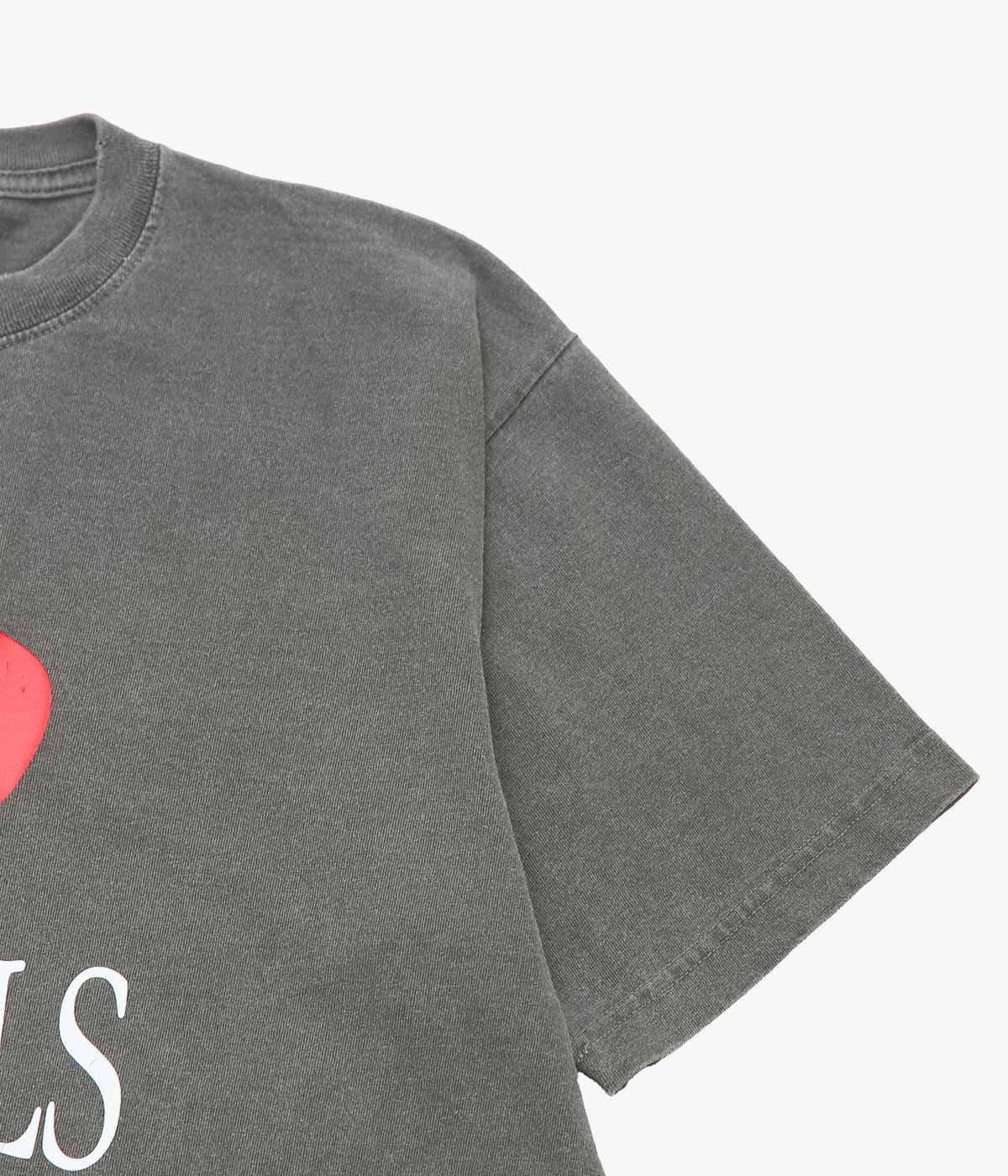 STUDIO ANIMALS ''“LOVE” T-SHIRT'' (FADED BLACK)