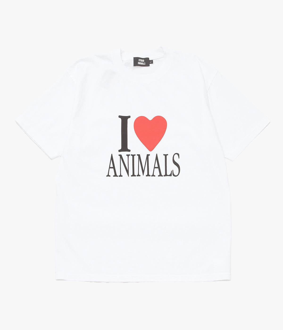 STUDIO ANIMALS ''“LOVE” T-SHIRT'' (WHITE)