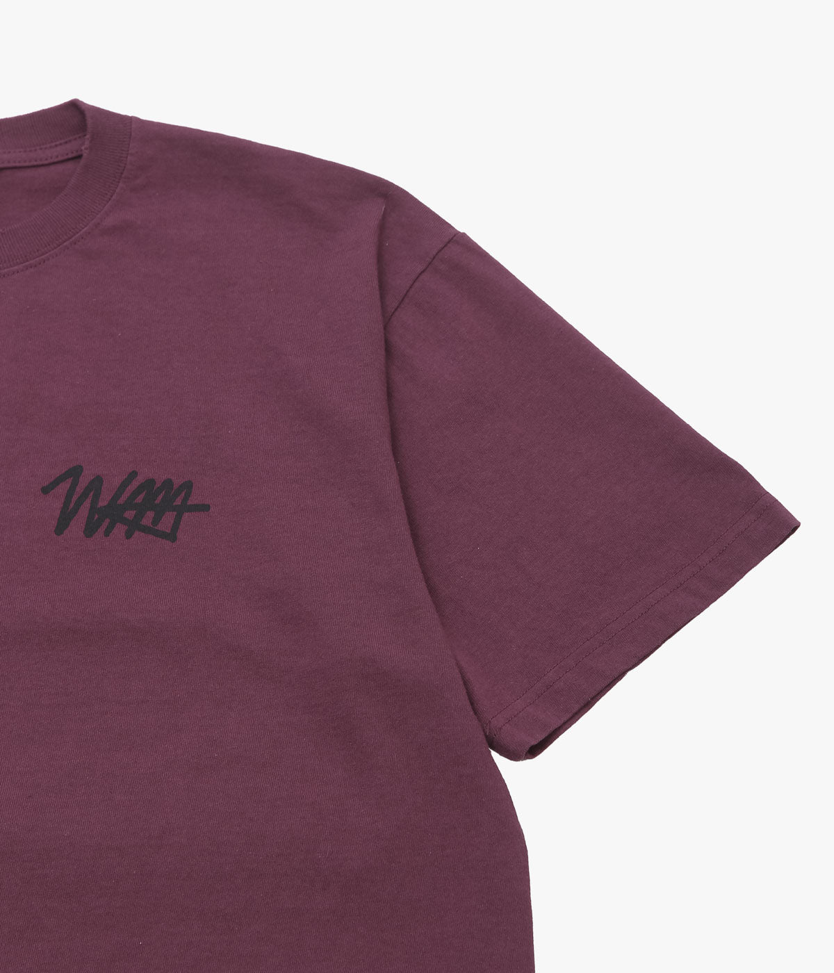 STUDIO ANIMALS ''“SCRIPT LOGO” T-SHIRT'' (BURGUNDY)