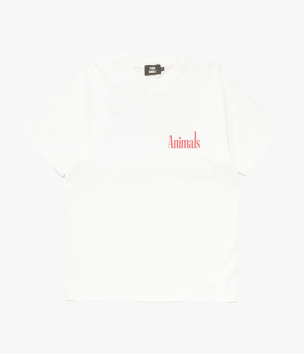 STUDIO ANIMALS ''“SMOKING” T-SHIRT'' (NATURAL)