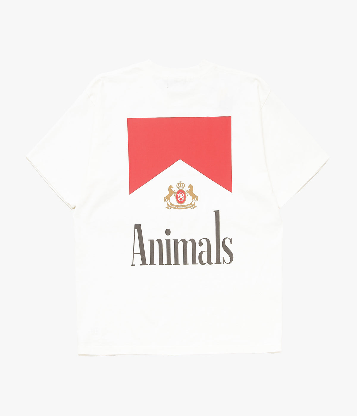 STUDIO ANIMALS ''“SMOKING” T-SHIRT'' (NATURAL)