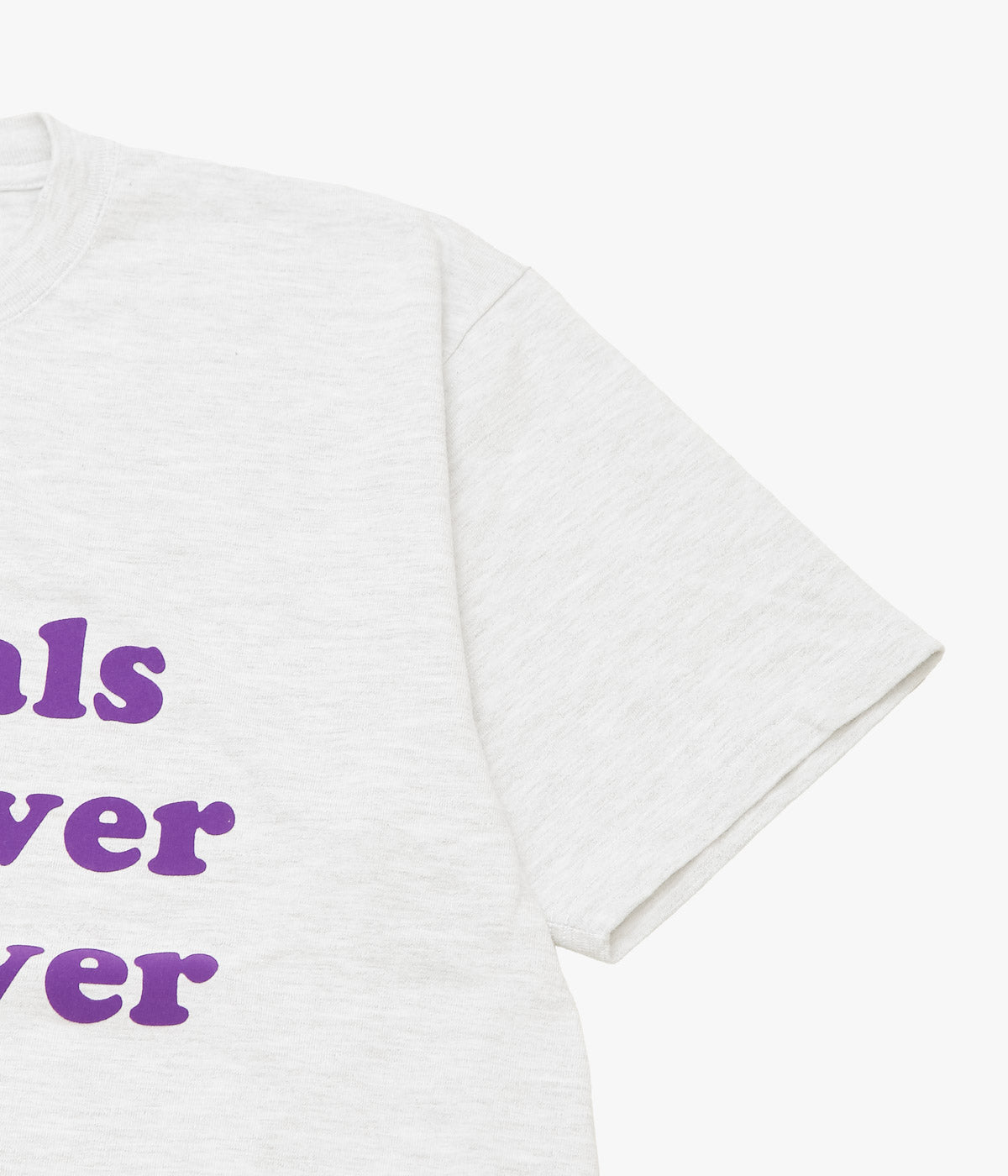 STUDIO ANIMALS ''“WHENEVER WHEREVER” T-SHIRT'' (ASH)