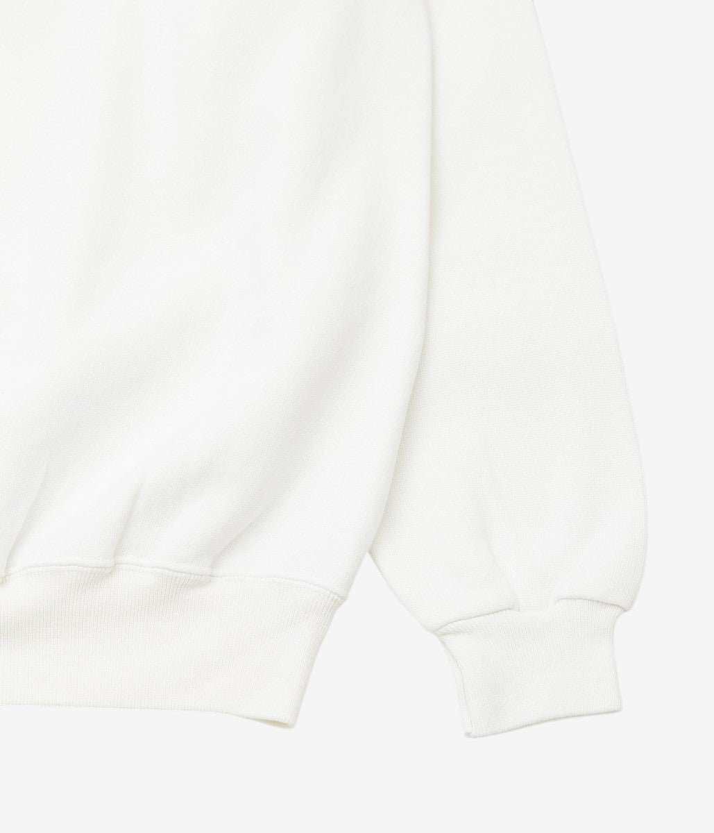 SWELL VINTAGE × MAIDENS SHOP WOMEN ''80-90's SWEAT SHIRT W/TAGGING | 1'' (WHITE)