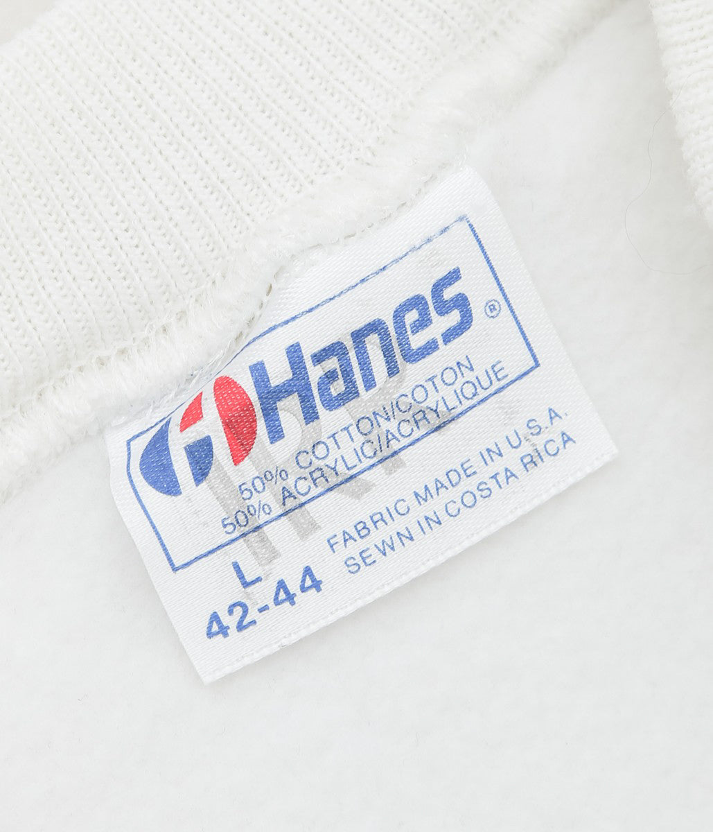 SWELL VINTAGE × MAIDENS SHOP WOMEN ''80-90's SWEAT SHIRT W/TAGGING | 1'' (WHITE)