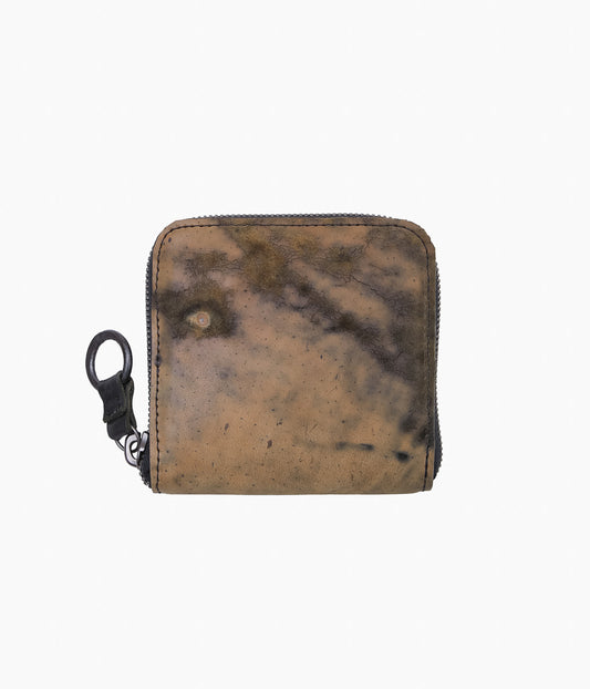 TAGLIOVIVO "ZIP WALLET S."(CULATTA SPACCATE REVERSE BLACK)