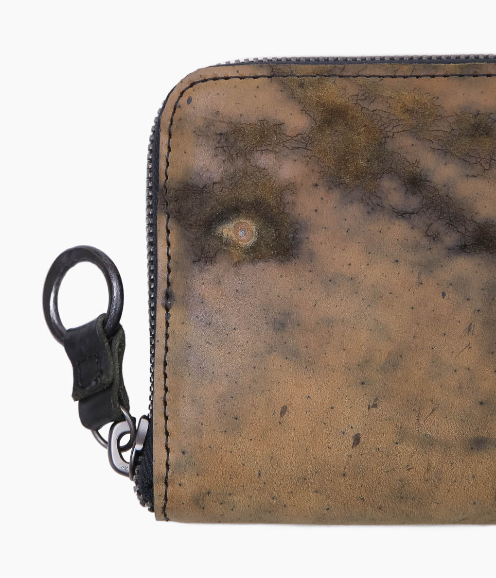 TAGLIOVIVO "ZIP WALLET S."(CULATTA SPACCATE REVERSE BLACK)