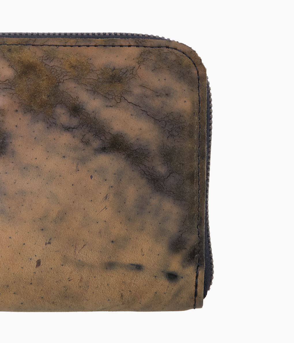 TAGLIOVIVO "ZIP WALLET S."(CULATTA SPACCATE REVERSE BLACK)