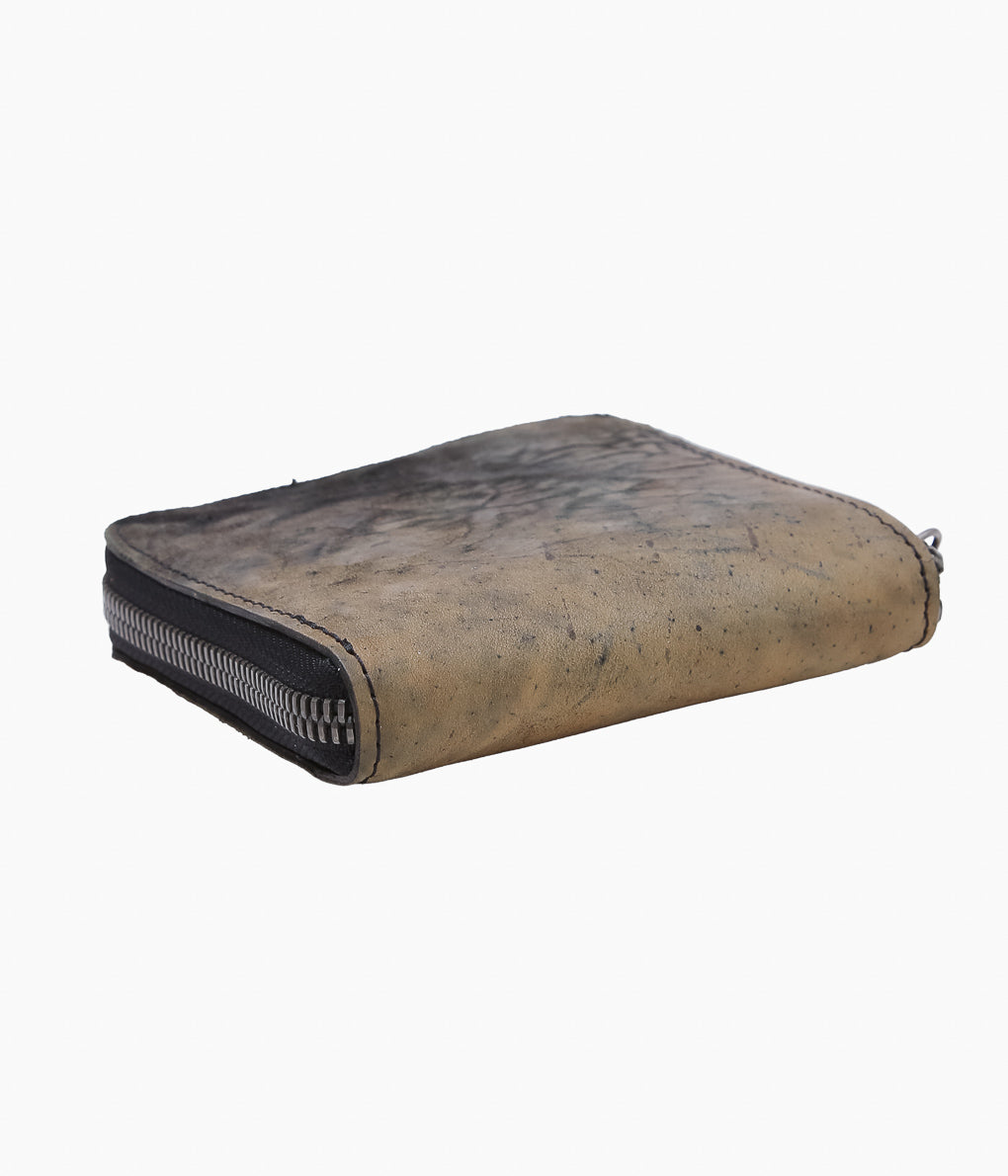 TAGLIOVIVO "ZIP WALLET S."(CULATTA SPACCATE REVERSE BLACK)