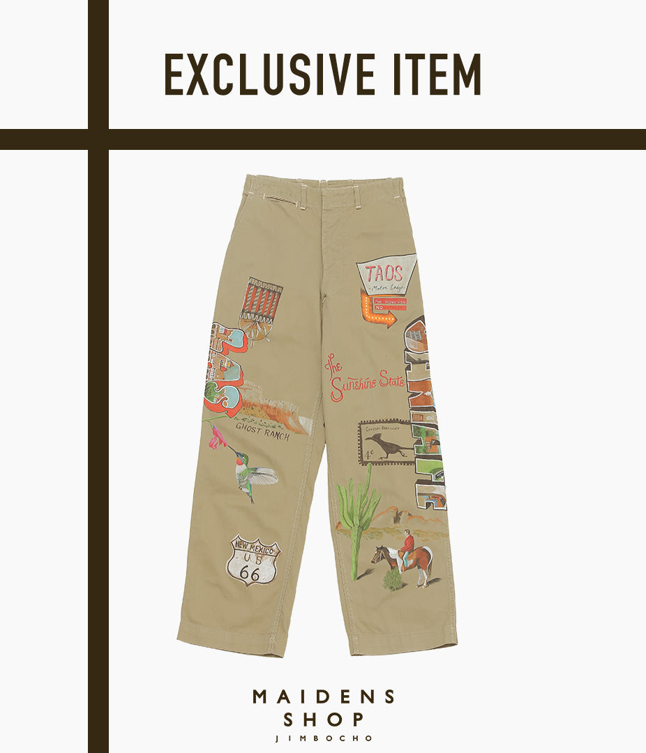 TAKURO NAKAMURA ''HANDPAINTED PANTS ⑨ 40'S USMC'' (ASSO)