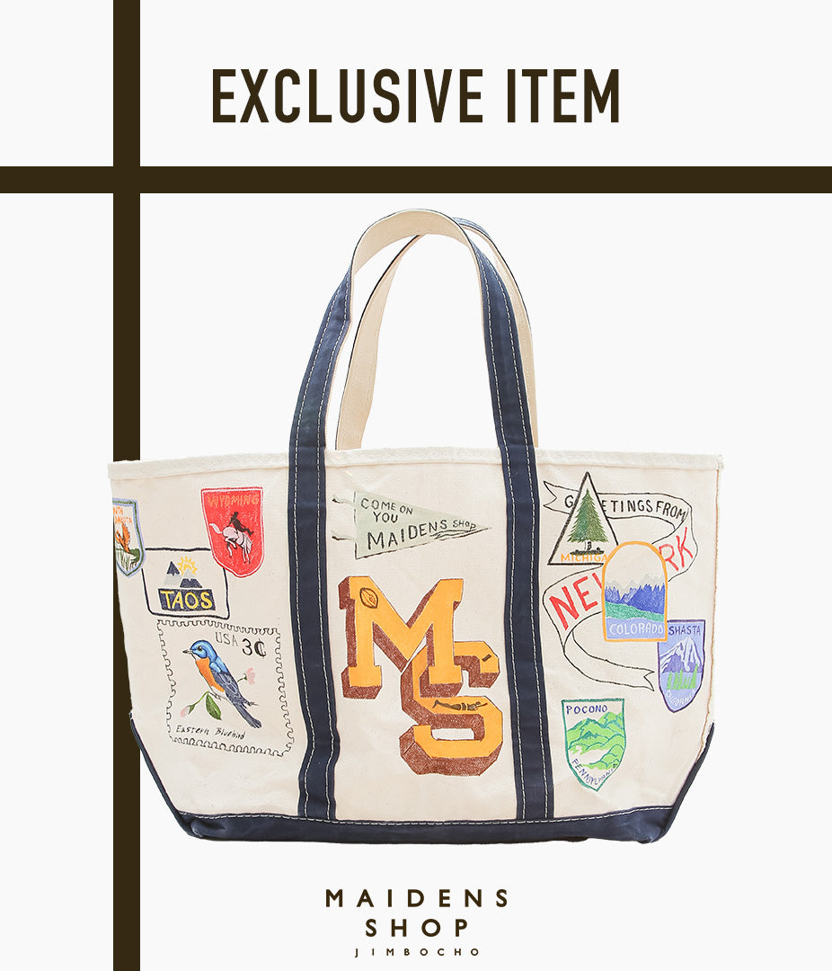 TAKURO NAKAMURA ''HANDPAINTED BEANTOTE 14'' (NAVY)