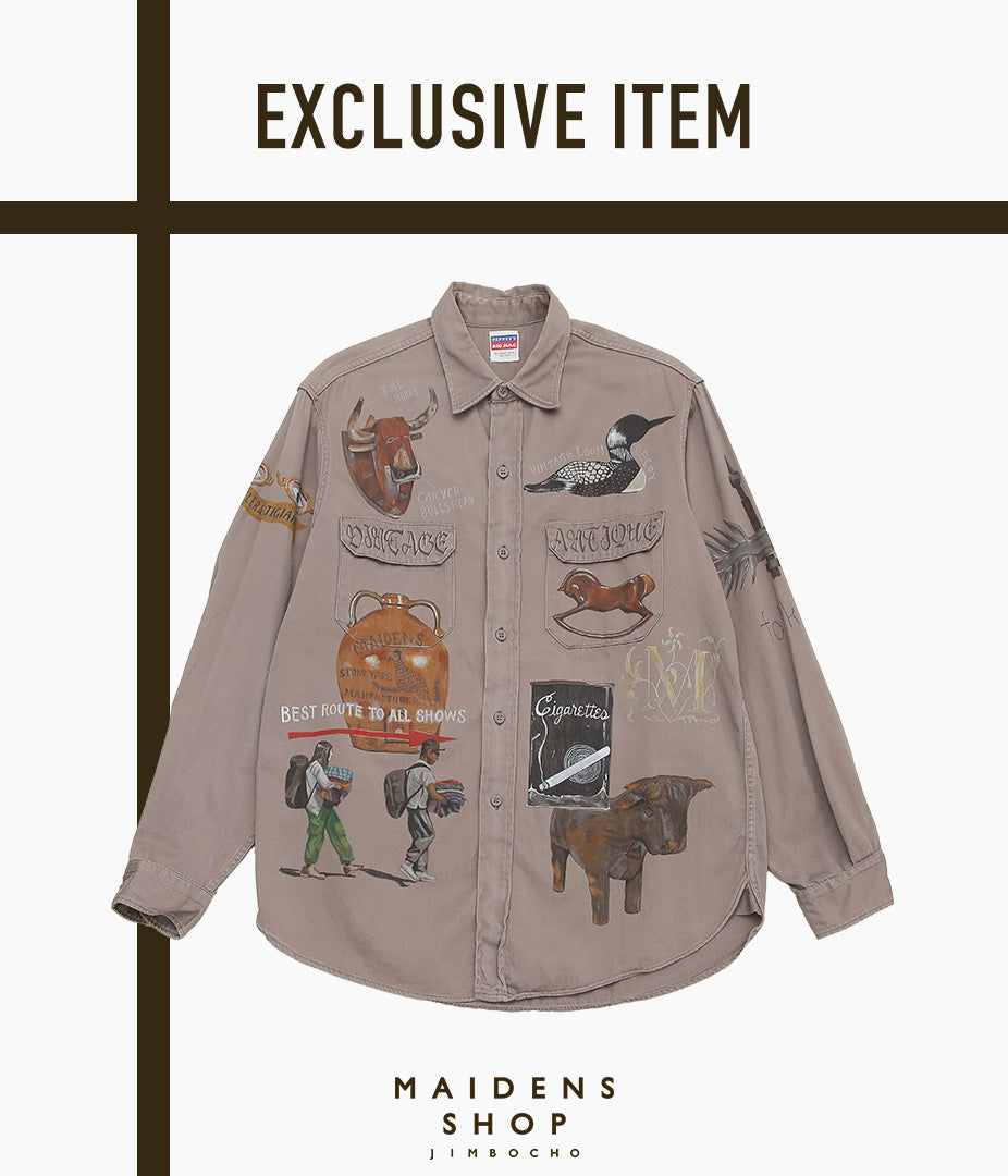 TAKURO NAKAMURA ''HANDPAINTED SHIRT ⑦ 50'S BIG MAC'' (ASSO)